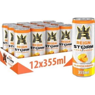 Reign Storm Energy Drink Valencia Orange 12 x 355ml
