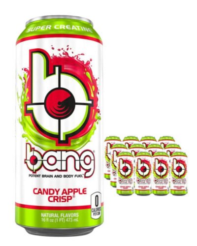 Bang Candy Apple Crisp Energy Drink Multipack, 12 x 500 ml