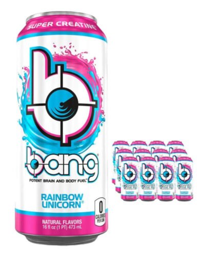 Bang Rainbow Unicorn Energy Drink Multipack, 12 x 500 ml