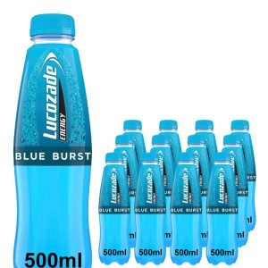 Lucozade Blue Burst Energy Drink Multipack, 12 x 500 ml