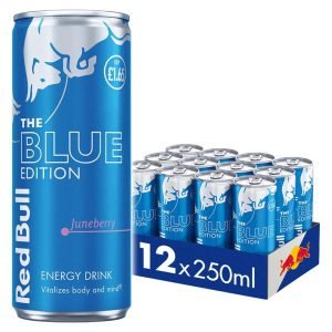 Red Bull The Blue Edition – Juneberry Energy Drink Price Marked Multipack, 12 x 250 ml