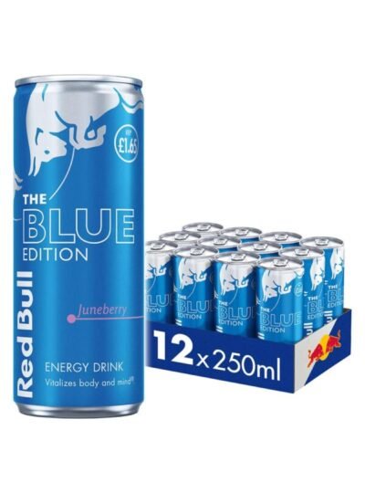 Red Bull The Blue Edition – Juneberry Energy Drink Price Marked Multipack, 12 x 250 ml