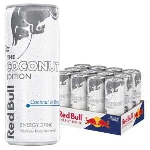 Red Bull The Coconut Edition – Coconut and Berry Energy Drink Multipack, 12 x 250 ml