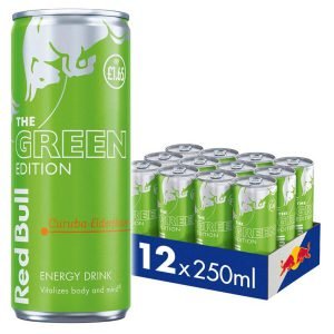 Red Bull The Green Edition – Curuba and Elderflower Energy Drink Price Marked Multipack, 12 x 250 ml