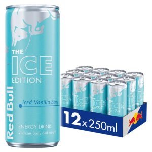 Red Bull The Ice Edition – Iced Vanilla Berry Energy Drink Multipack, 12 x 250 ml