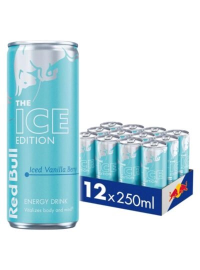 Red Bull The Ice Edition – Iced Vanilla Berry Energy Drink Multipack, 12 x 250 ml