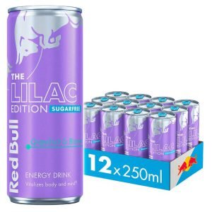 Red Bull The Lilac Edition – Grapefruit and Blossom Sugar Free Energy Drink Price Marked Multipack, 12 x 250 ml