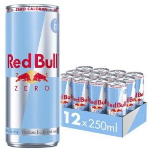Red Bull Zero Energy Drink Price Marked Multipack, 12 x 250 ml